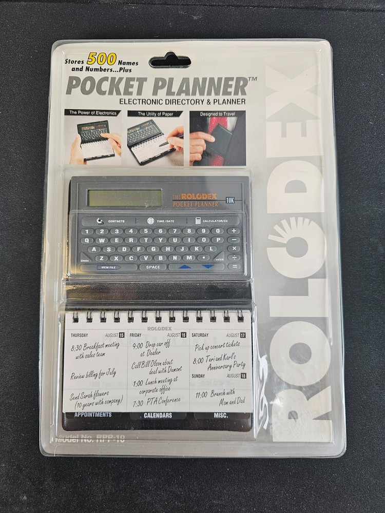 Executive Planner Value Pack Names & Numbers Factory Sealed - NEW