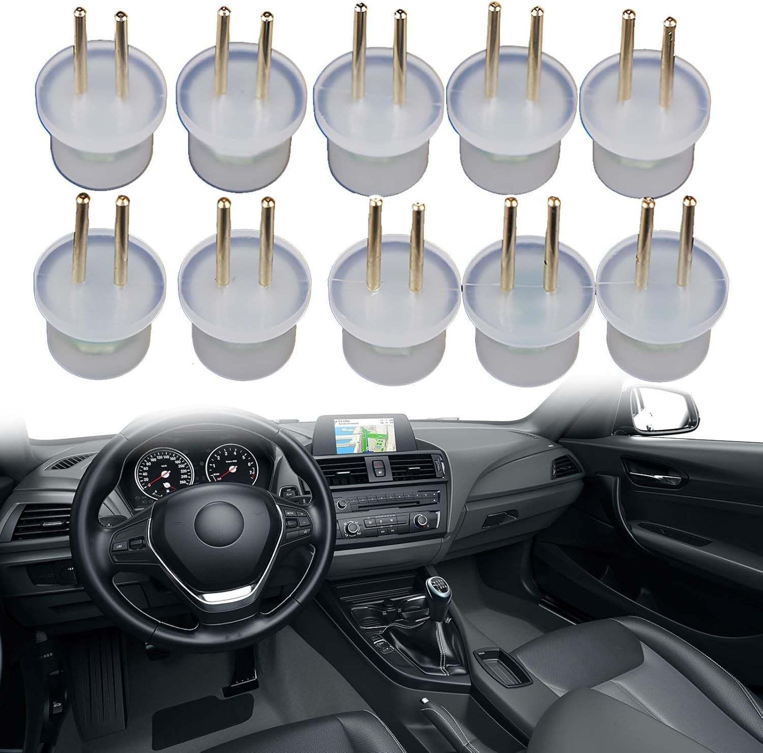 Car SRS Airbag Simulator Tester 2 Ohm Resistor Fault Light Reset Tool Universal