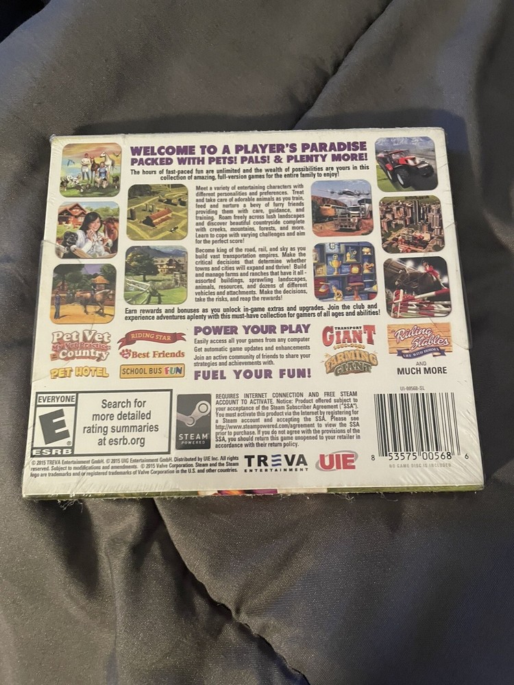 POWER PLAY PACK - 10 COMPLETE GAMES SEALED PC CD