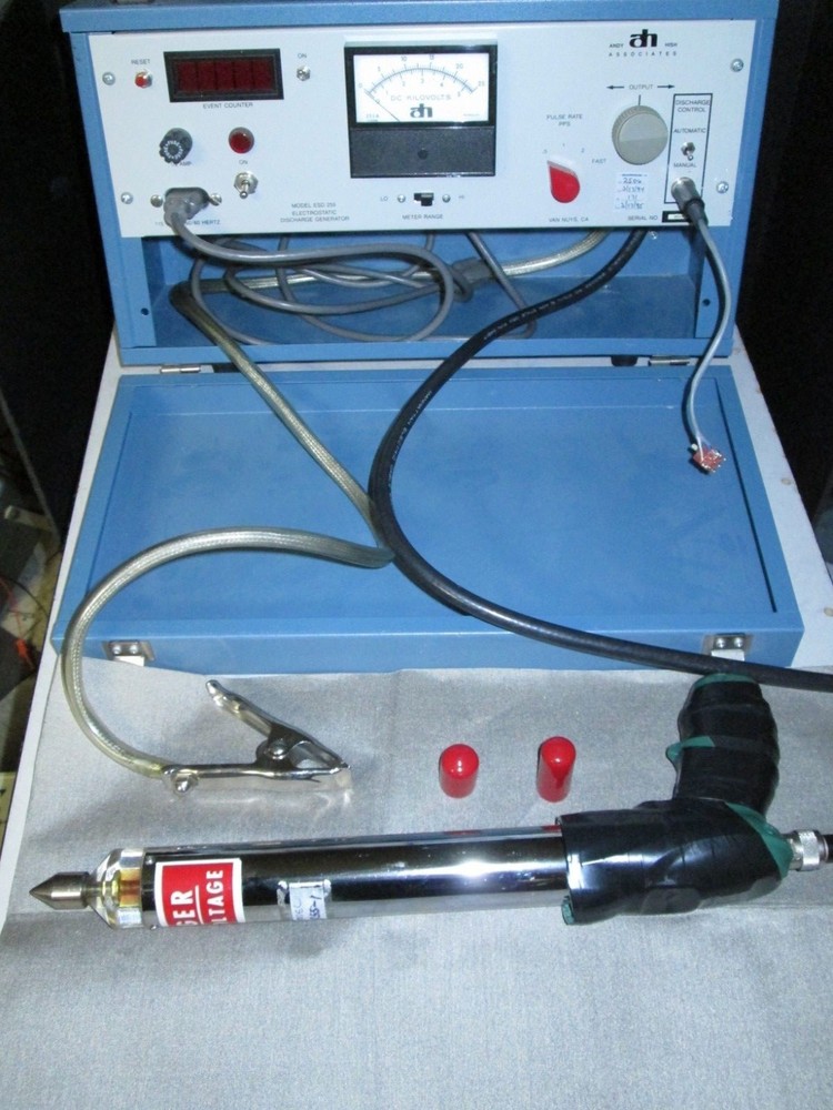 ESD Generator 25kV Human discharge model probe WORKING! Variable pulse rates