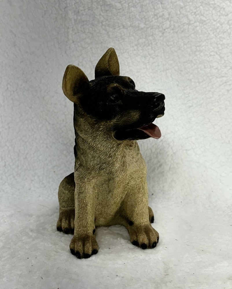 German Shepherd Poly Resin Dog Statue
