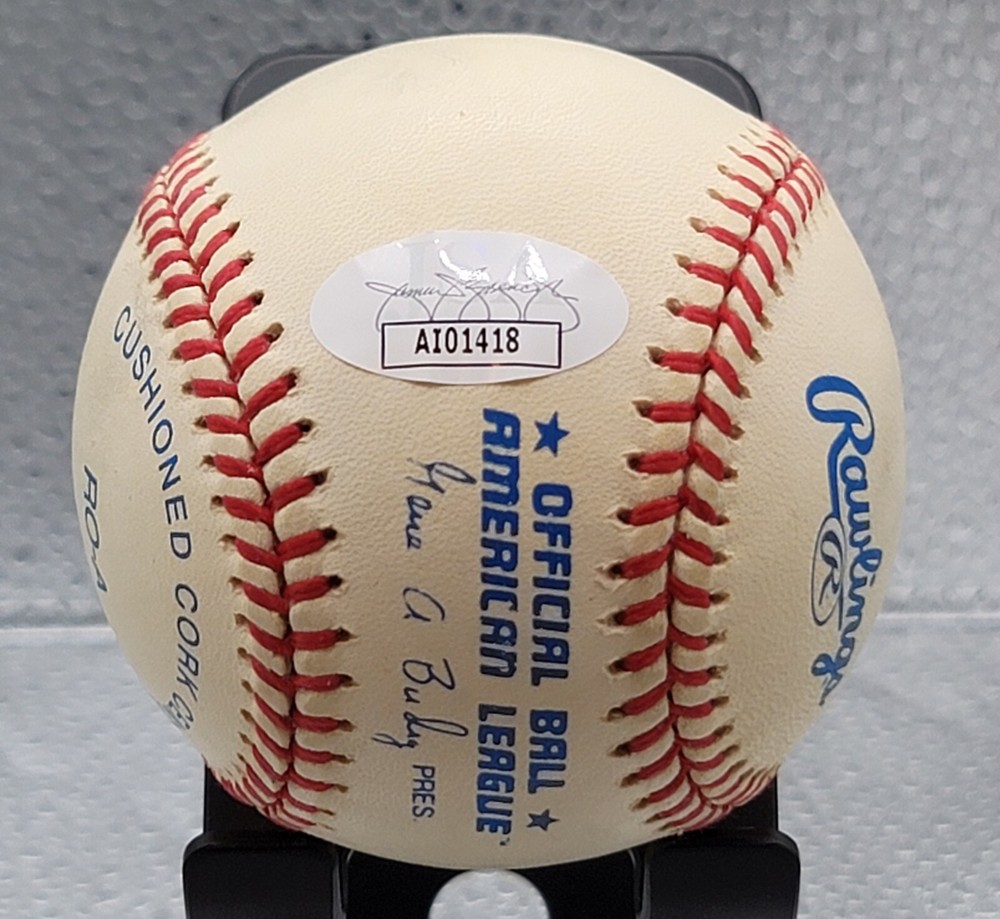 Whitey Ford “8x Champ" Signed Baseball JSA Cert!