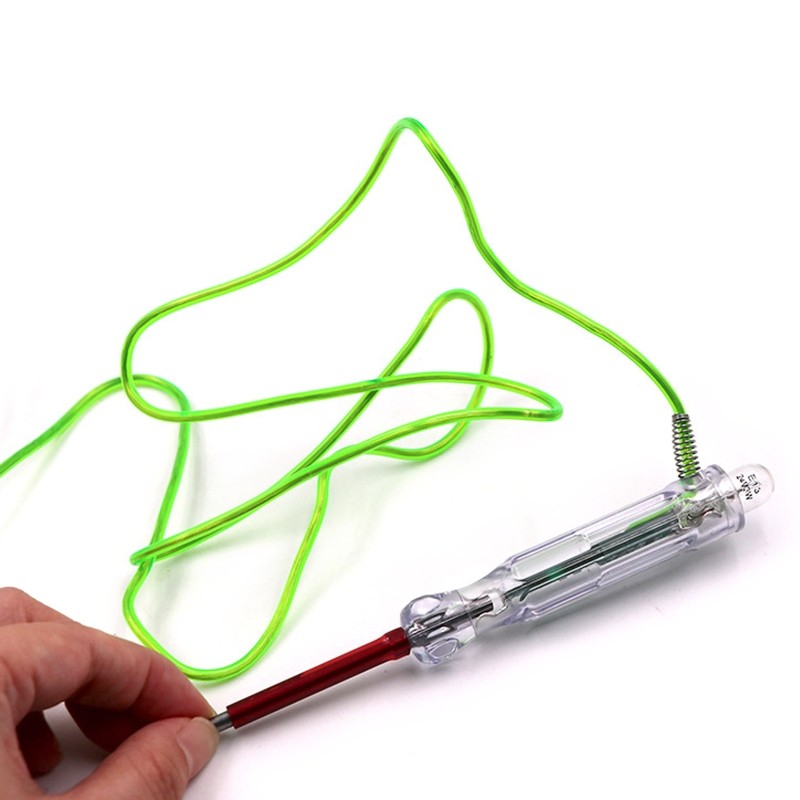 LED Car Test Pencil Spring Wire Vehicle Circuits Low Voltage Tester for Sharp Pr