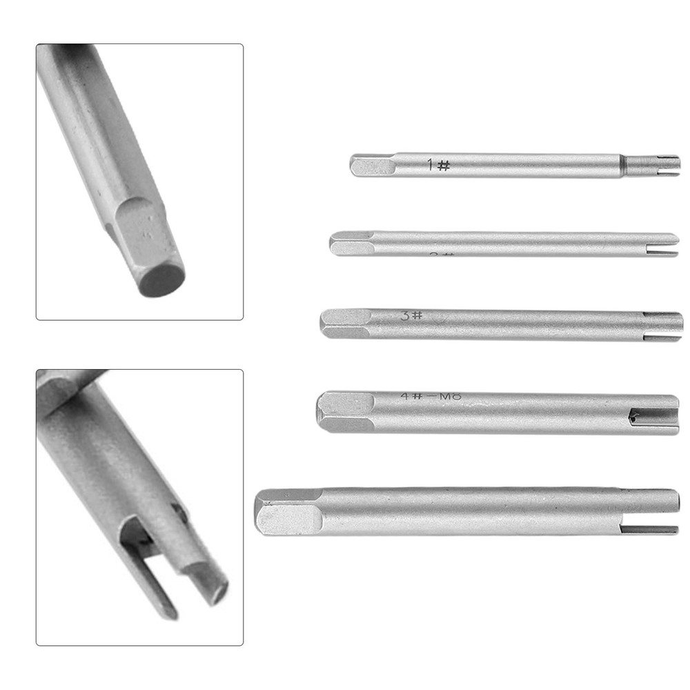 5pcs-M10 Broken Tap Extractor Guide Easy Wire Screw Remover Tools Drill Bits