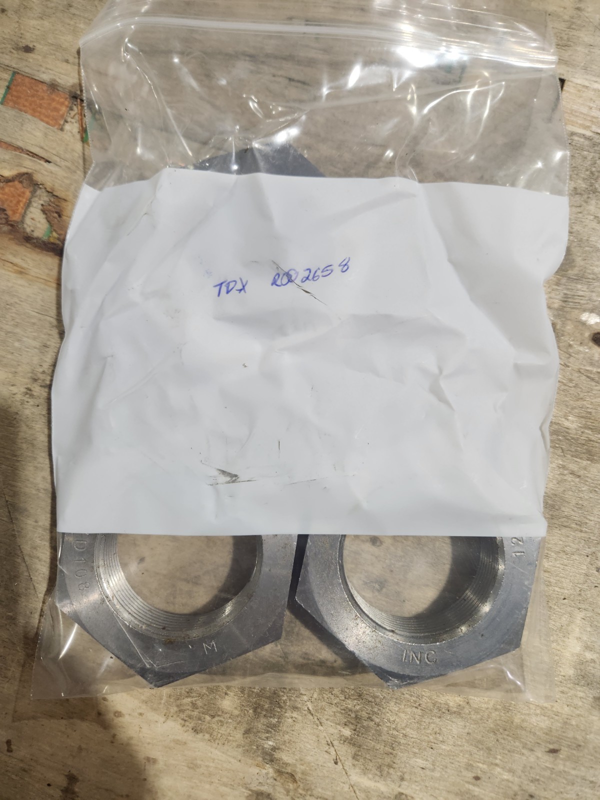 Qty 3*** Meritor R002658 Steer Axle Outer Adjuster Hex Nut 1-3/4"-12 X 2-1/2”