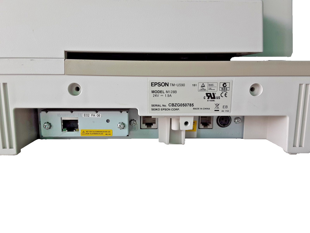 Epson TM-U590 M128B 9-Pin Serial Impact Dot Matrix POS Slip Printer - UNTESTED