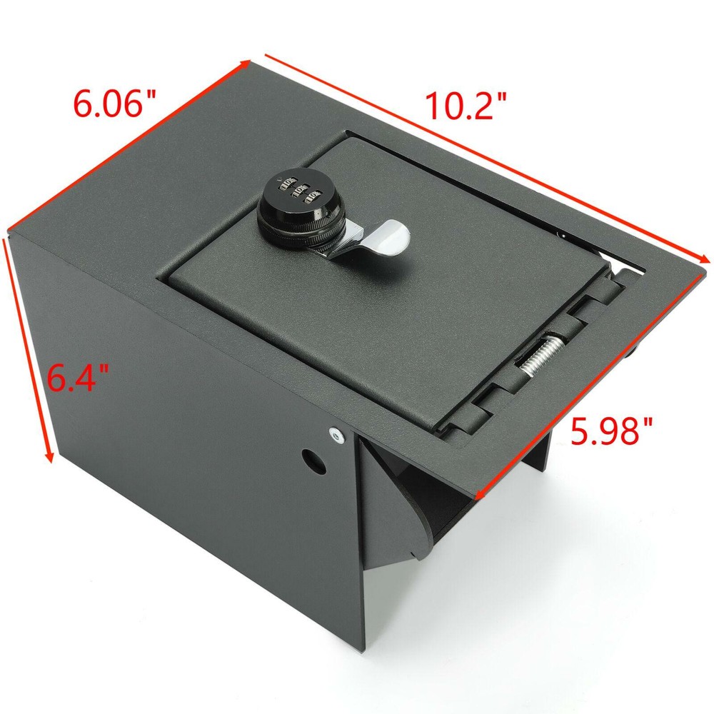 For 2011-2019 Explorer Ford Full Floor Center Console Security Vault Gun Safe