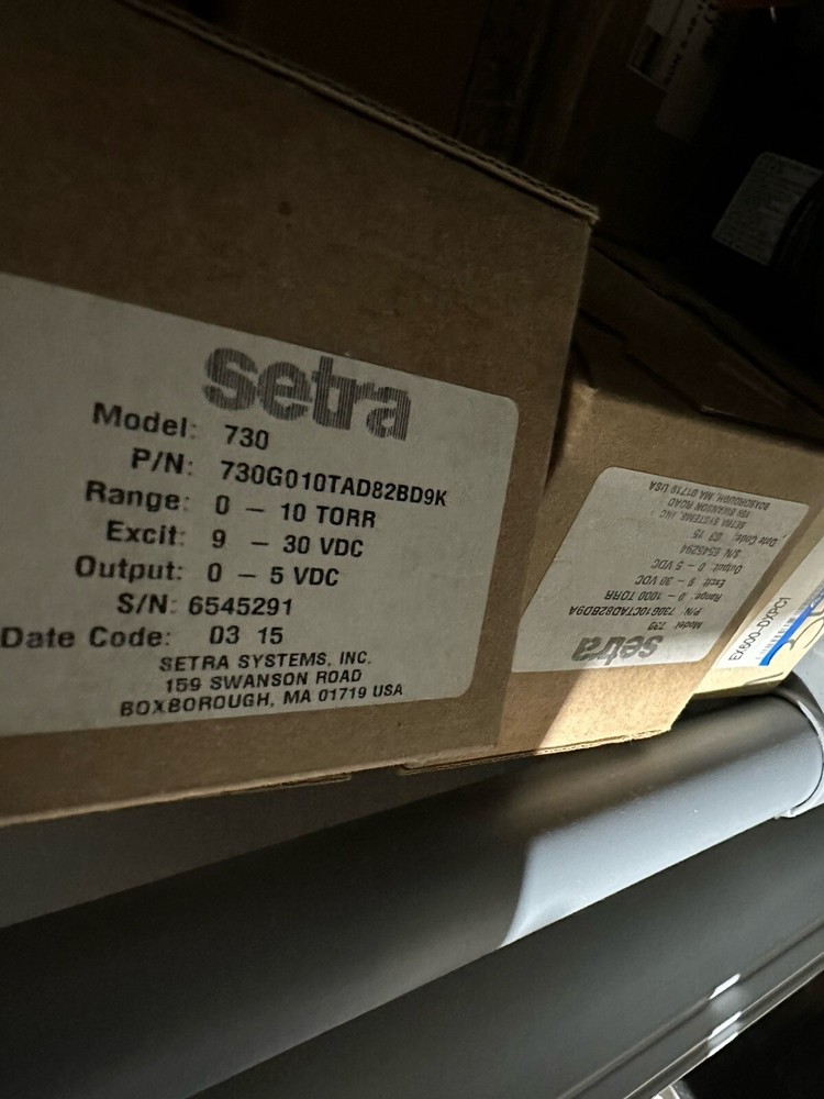 Setra 730 Vacuum Capacitance Manometer (1-10 Torr)