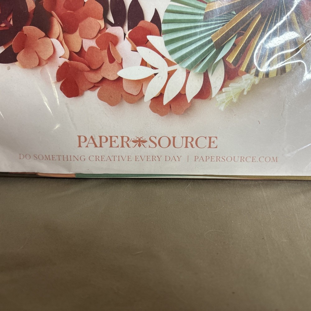 Paper Source Spring Coral Wreath Kit Advanced Skill Level 4 NIP