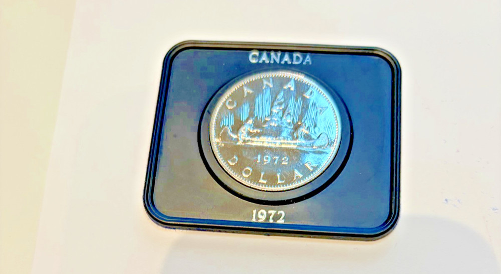 1972 Canadian Proof-Like Dollar, Uncirculated