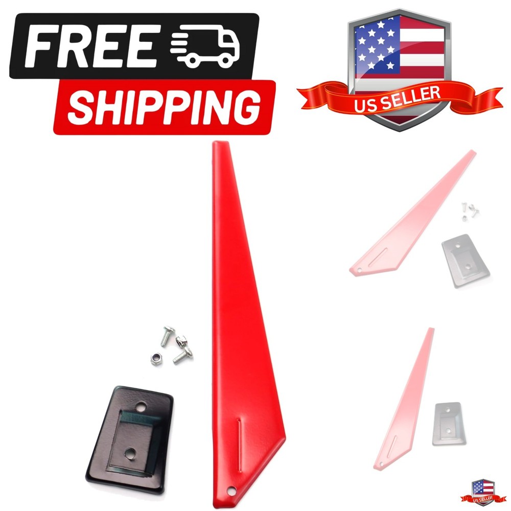 Mailbox Flag Galvanized Sheet Mail Box Flag Replacement Kit for Metal Brick S...