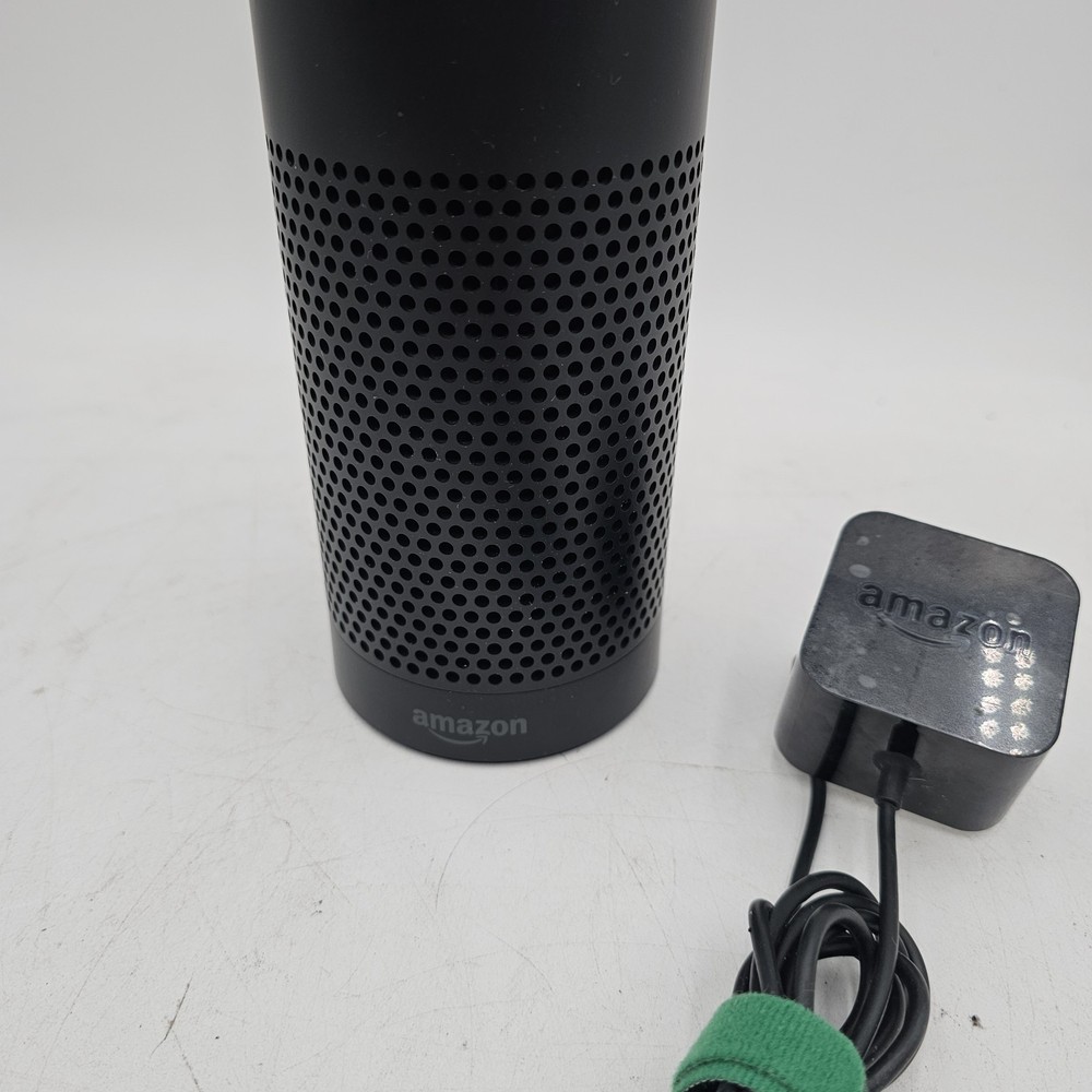 Amazon Echo 1st Generation SK705DI Smart Speaker w/ Alexa - Black Works Tested