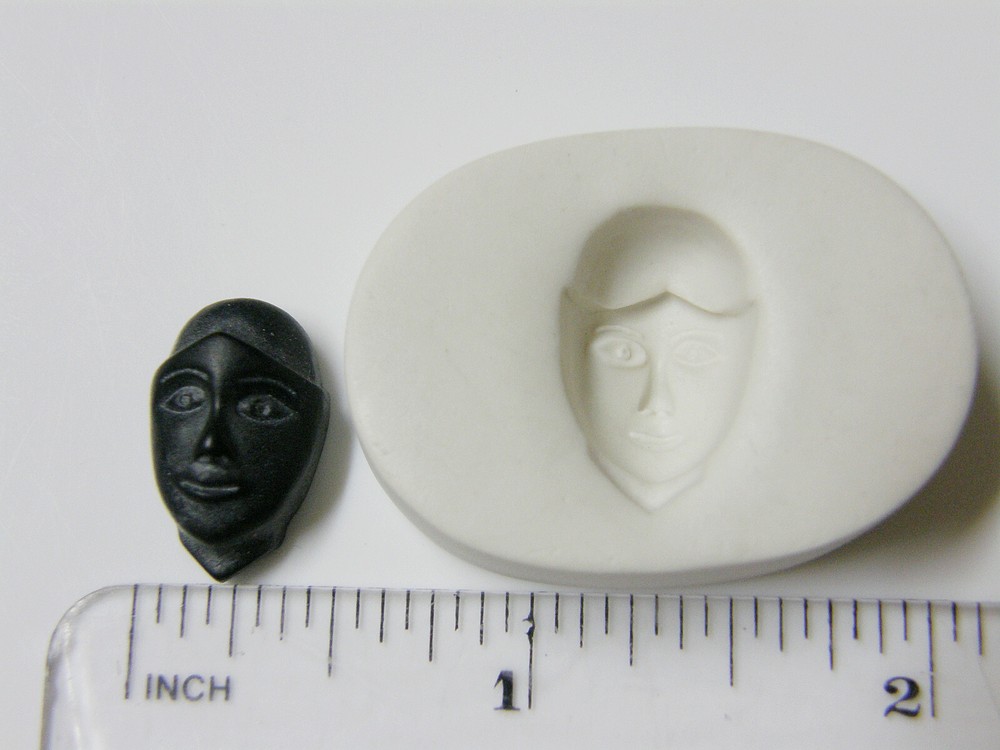 Face Polymer Clay Mold (MD1091)