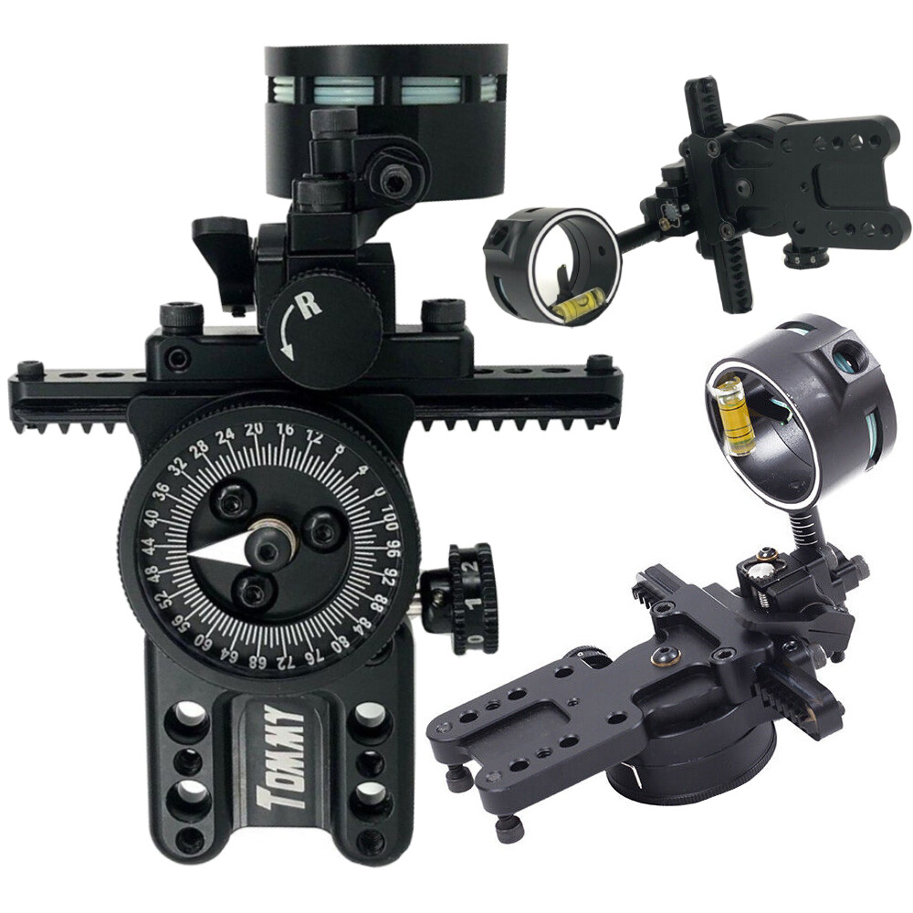 Single Pins Sight Pointer Compound Bow Archery Micro Adjustable RH LH Wrapped