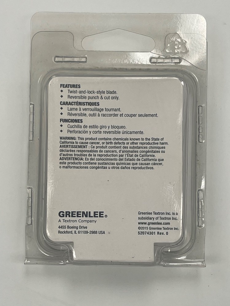 Greenlee PA4572 Punchdown Blade, Reversible 110
