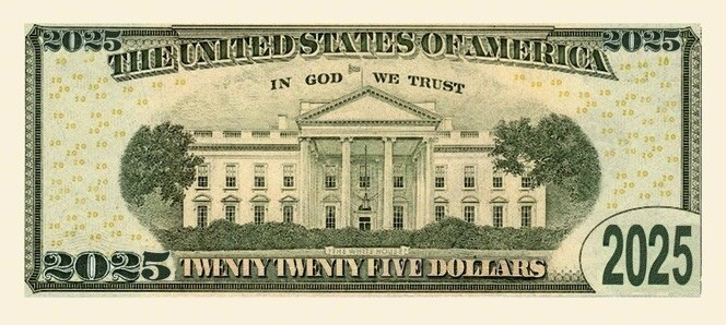 ✅ Pack of 5 Donald Trump 2025 MAGA Presidential Inaugural Novelty Dollar Bills ✅