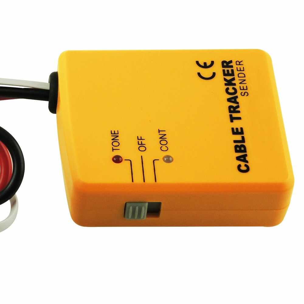 Portable Cable Wire Tracker Network Phone Line Tracer Tester Kit Tone Continuity