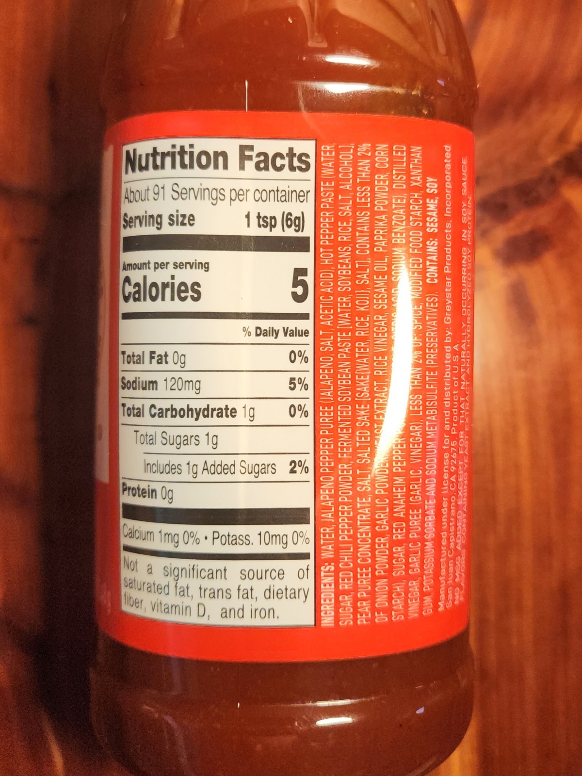 Panda Express Red Pepper Chili Sauce, 19.3 oz