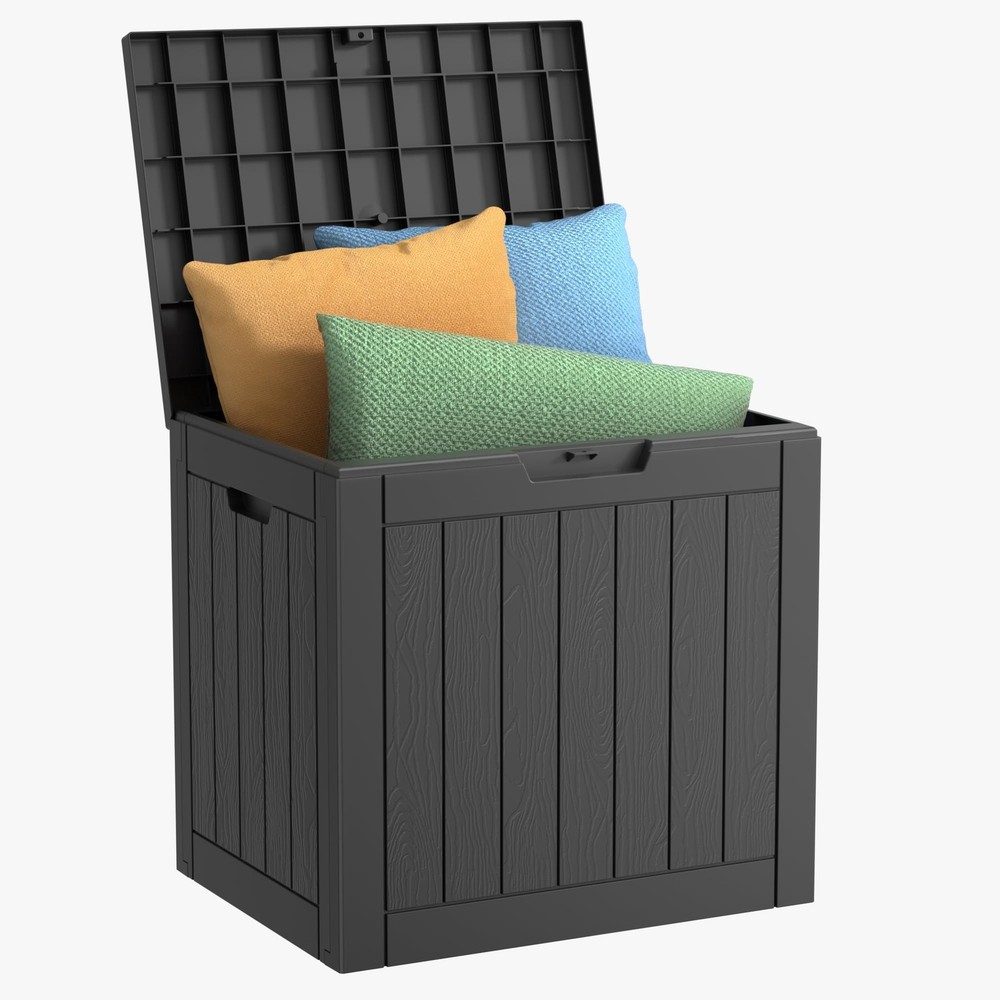 ** NEW 30 Gallon Outdoor Deck Box | Waterproof | Multi-Functional | Brown