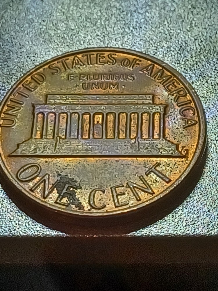 1982D PENNY ERRORS 3.1 GRAMS BIG BOLD LETTERS FRONT AND REVERSE