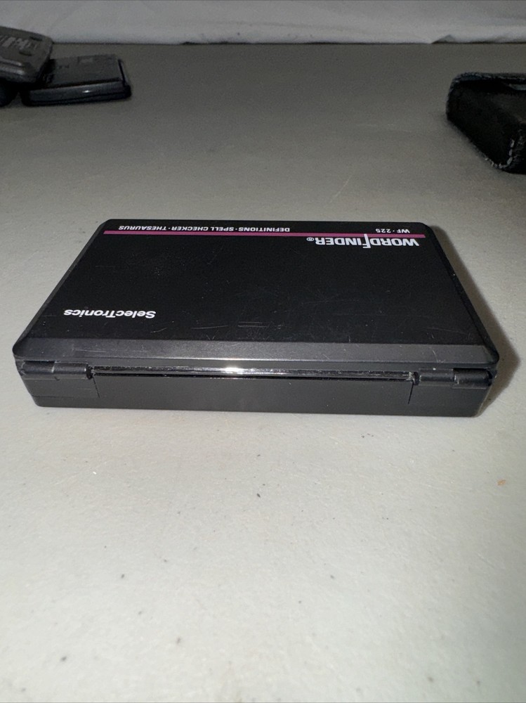 Selectronics Wordfinder WF-225 Definitions Spell Checker Thesaurus Untested