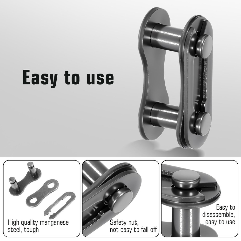 Bike Chain Master Link Single Speed Quick Split Chain Link 10 Pcs