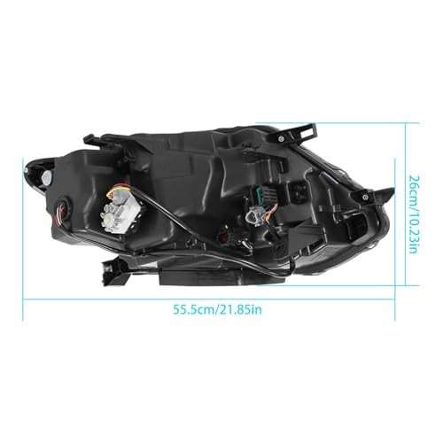 Headlights Assembly Driver and Passenger Side Headlamps Replacement for 2014