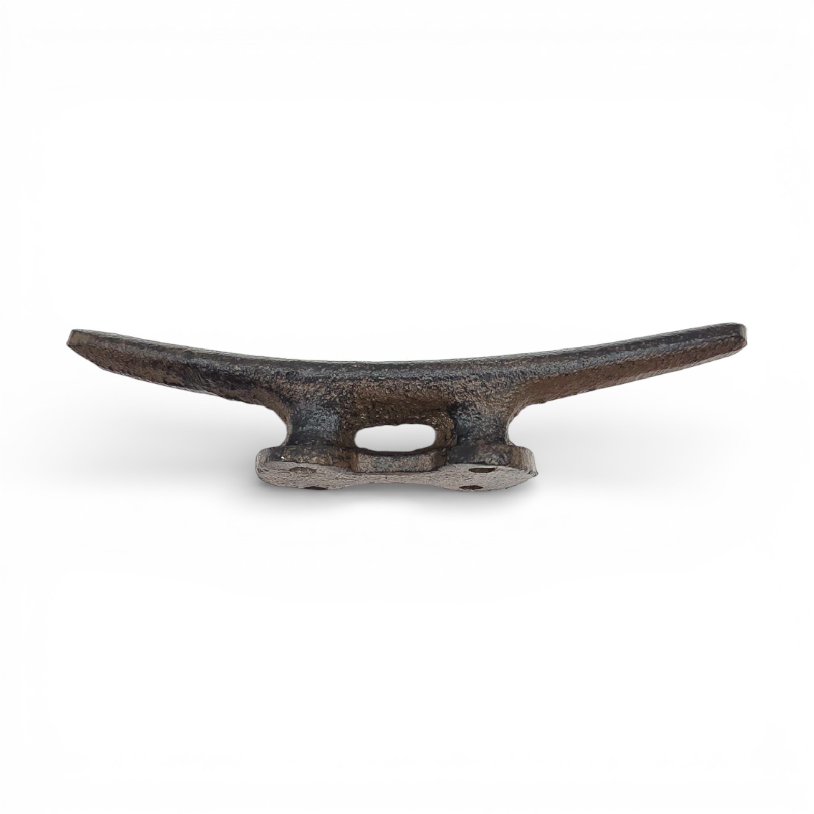 2 Cleat Boat Hooks Handles Cast Iron Ship Dock Nautical Decor Rustic Finish 5 in