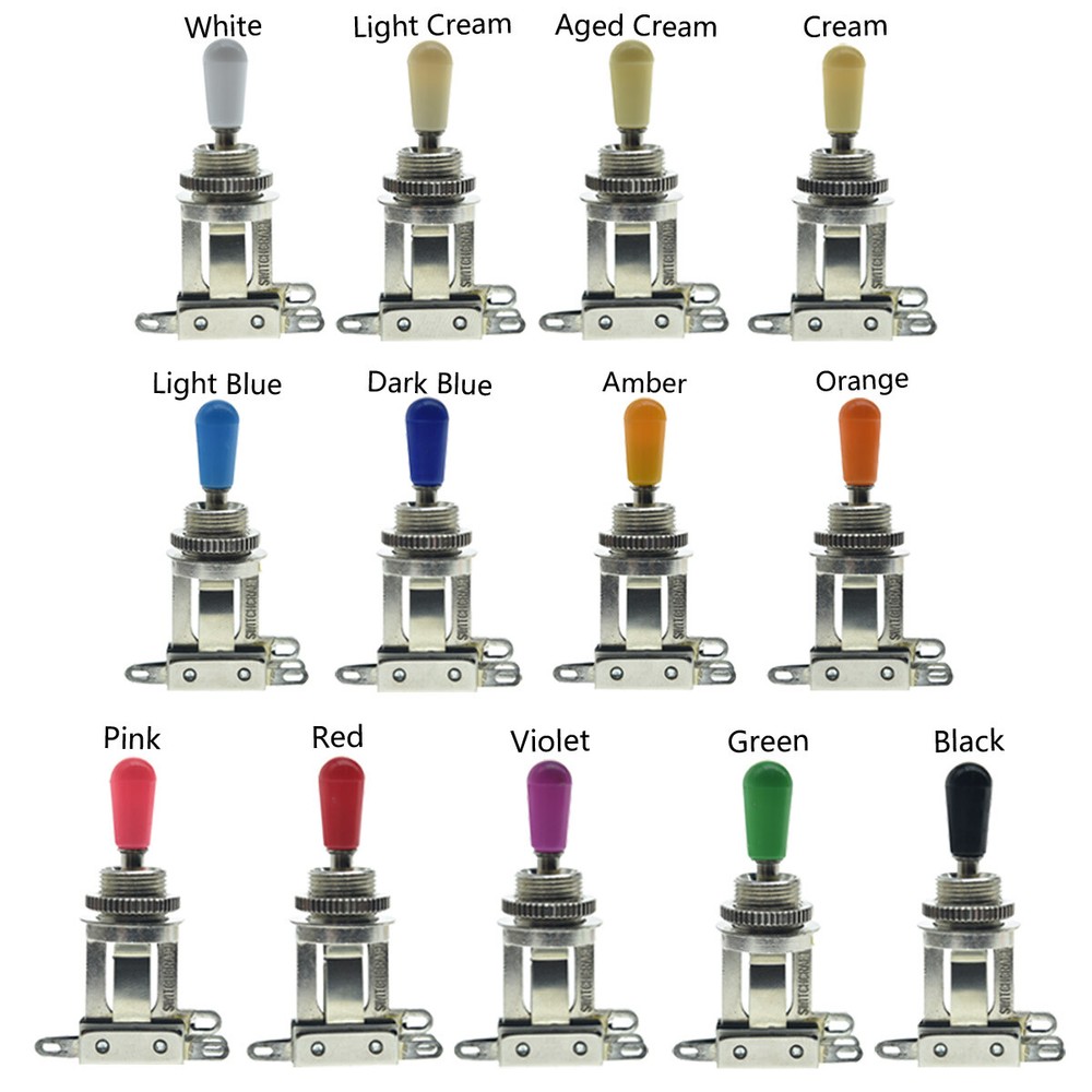 10pcs American Thread Toggle Switch Tip Cap for Gibson with Switchcraft Switch