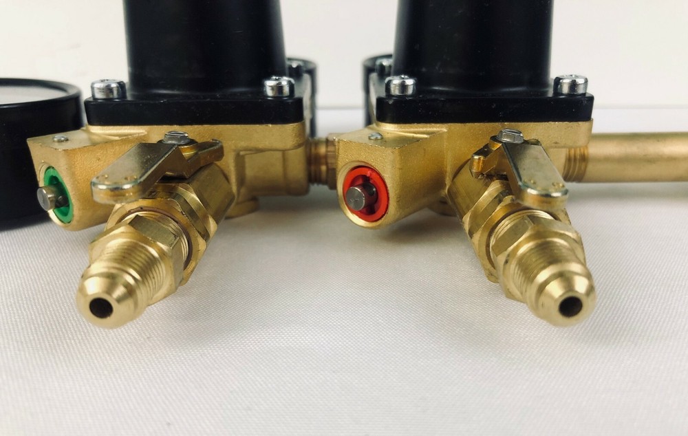 Custom Dual Pressure High Low CO2 Regulator Assembly
