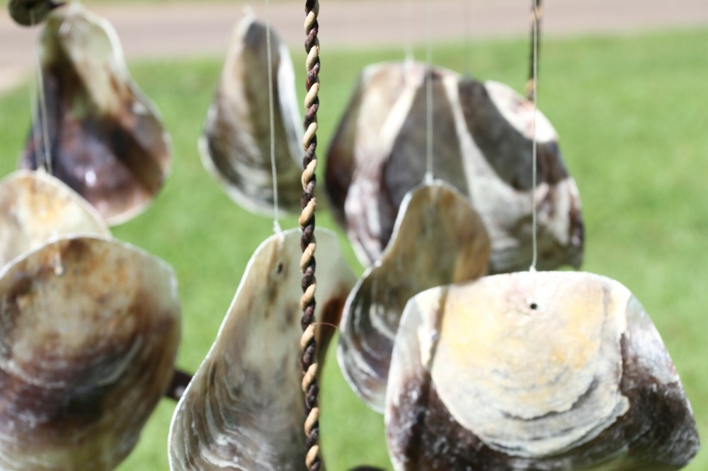 WINDCHIME,Large Seashell Windchime,beach decor,seashells,Beach Decor, gift G-37