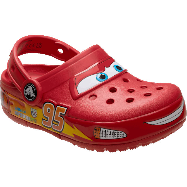 NEW Kid’s LIGHT-UP Lightning McQueen NWT Kid Shoe Clog Disney C8-J3 Sizes