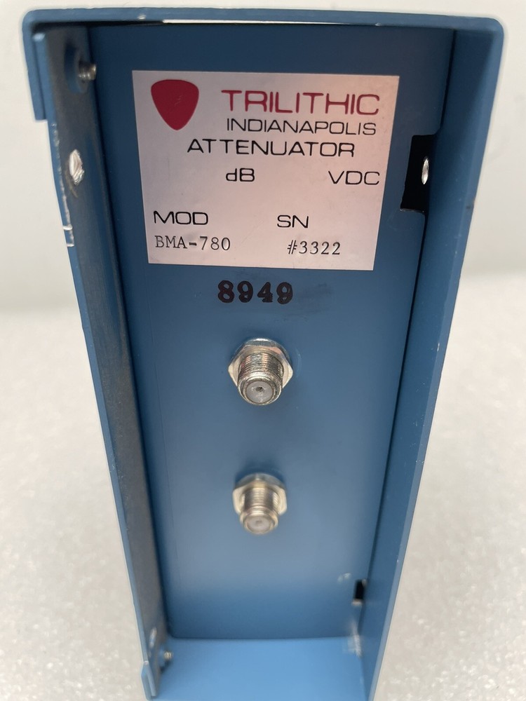 TRILITHIC ATTENUATOR ADJUSTABLE ATTENUATION CONTROL BOX BMA-780 0-10dB