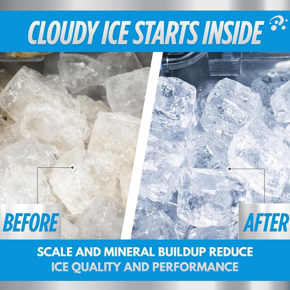Biodegradable Nickel-Safe Ice Machine Cleaner & Descaler – 16oz Liquid Solution