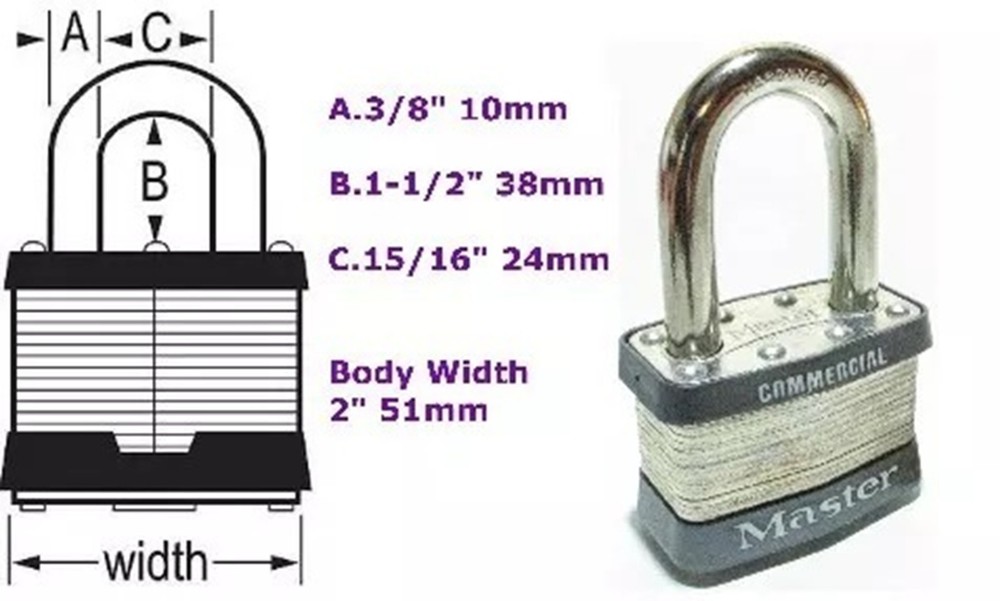 one new Master Lock 5KALF A214 keyed alike