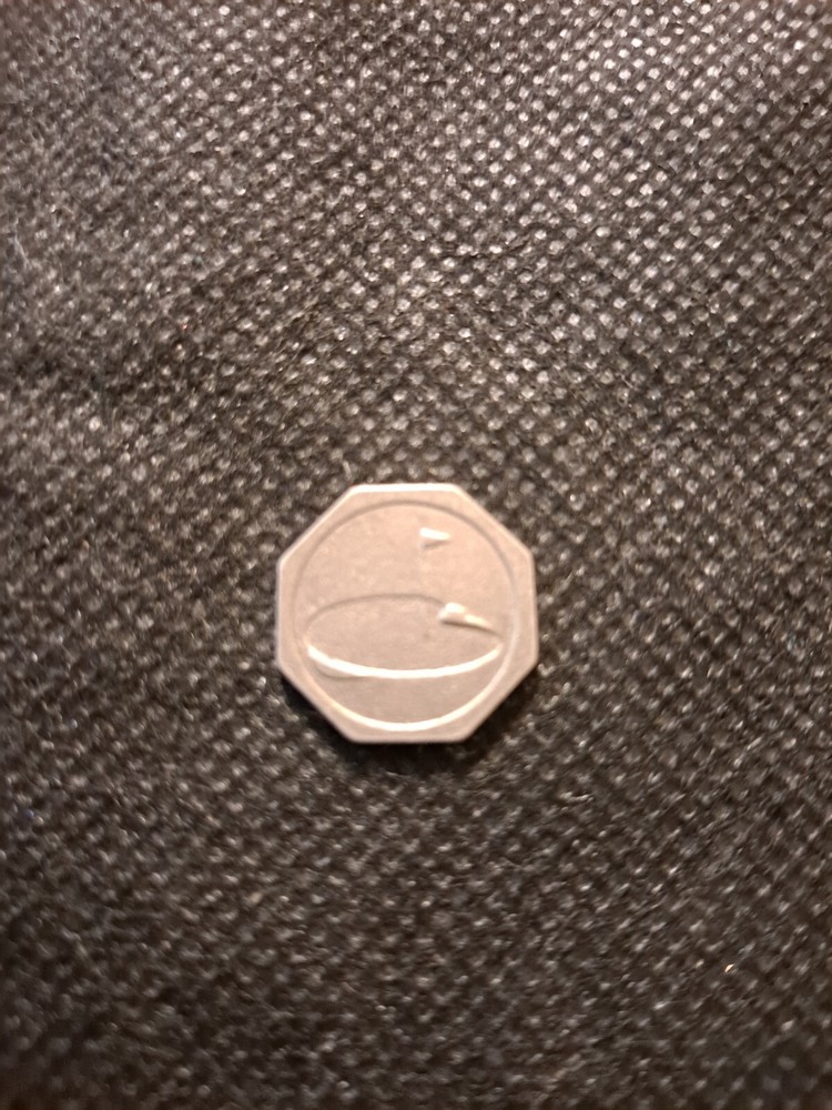 GOLF GREENS MARKER TOKEN!   e7259UXX