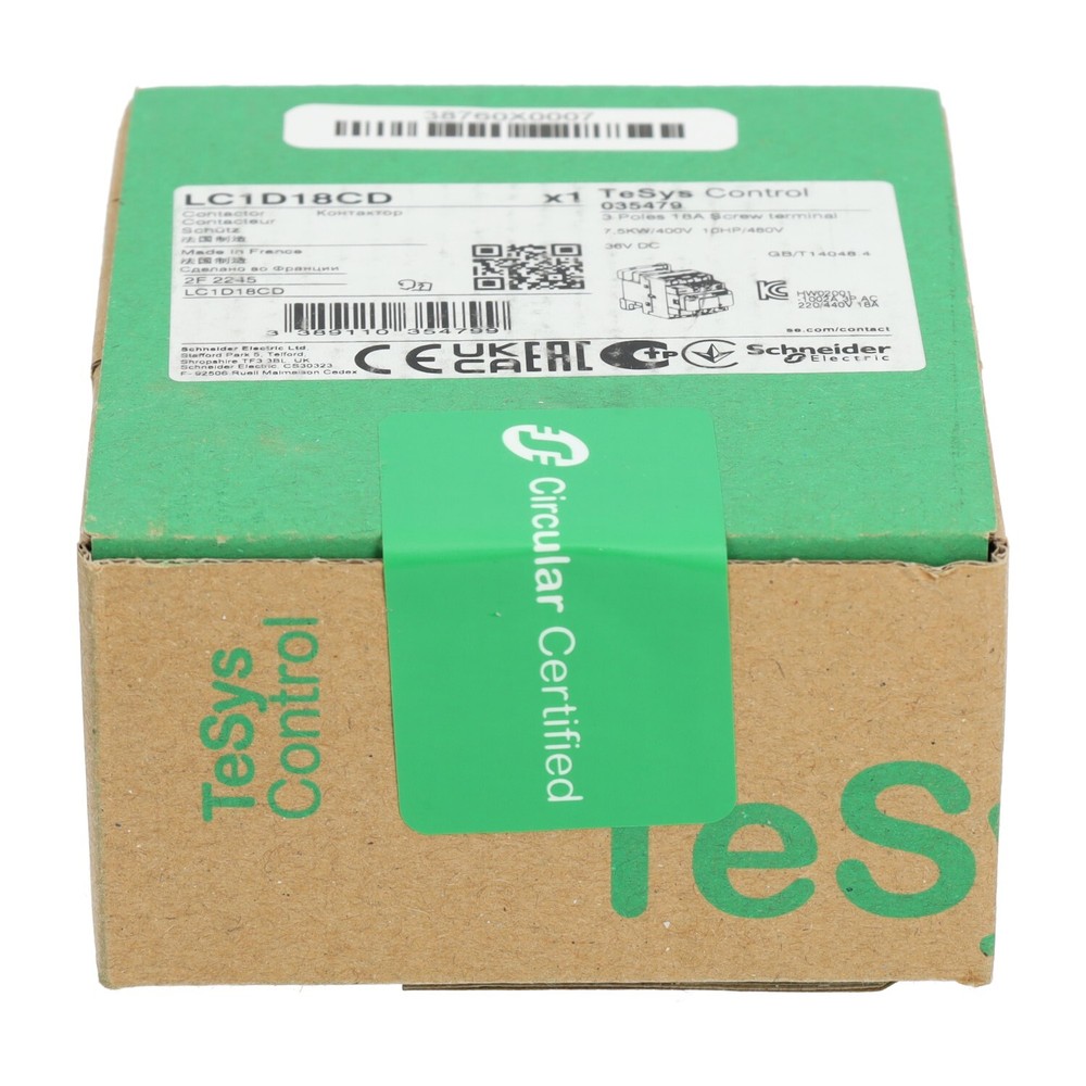 Schneider Electric LC1D18CD TeSys D Contactor New NFP