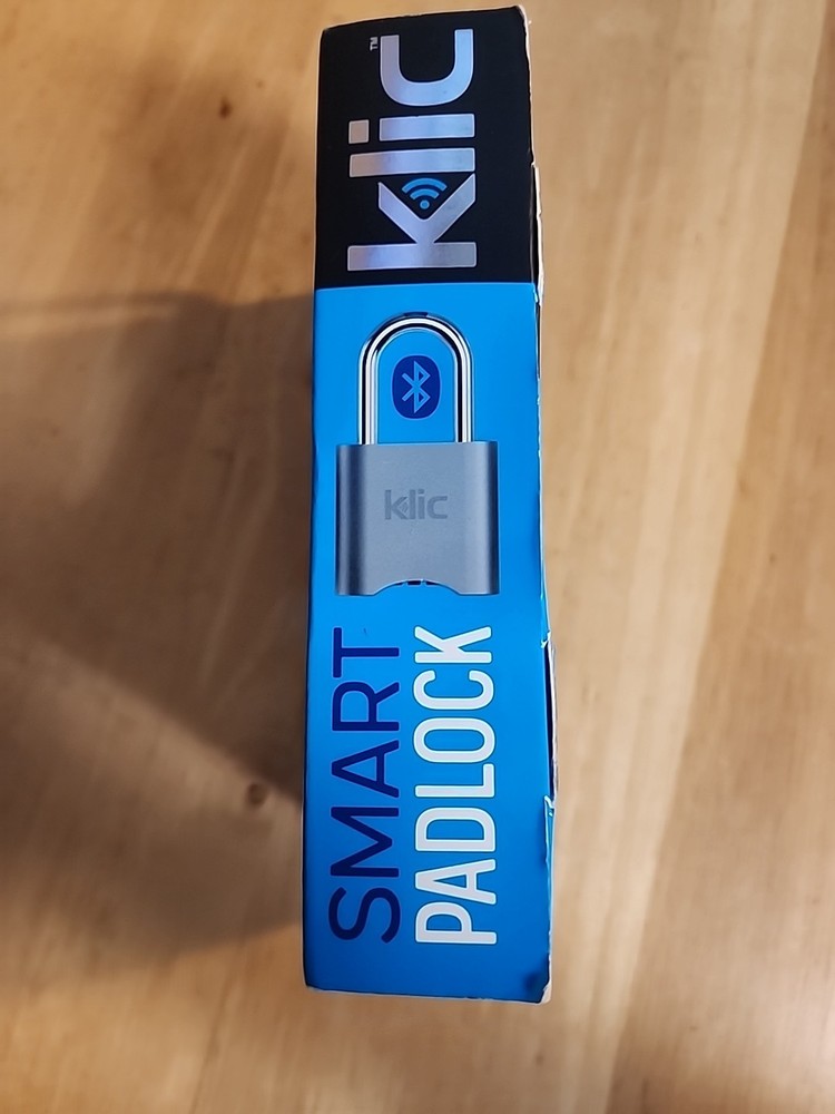 KLIC Padlock Bluetooth Keyless USB Apple Android Rechargeable Lock