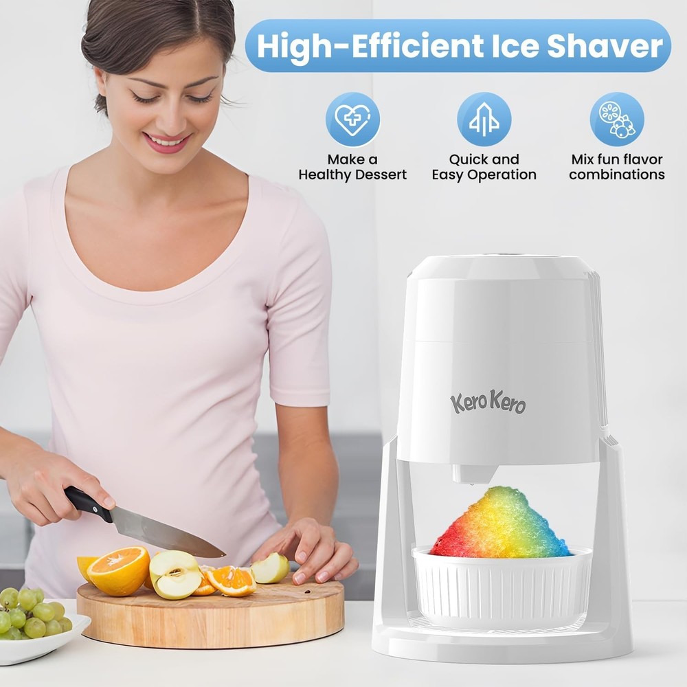 High-Quality Shaved Ice Machine - Create Refreshing Snow Cones Effortlessly