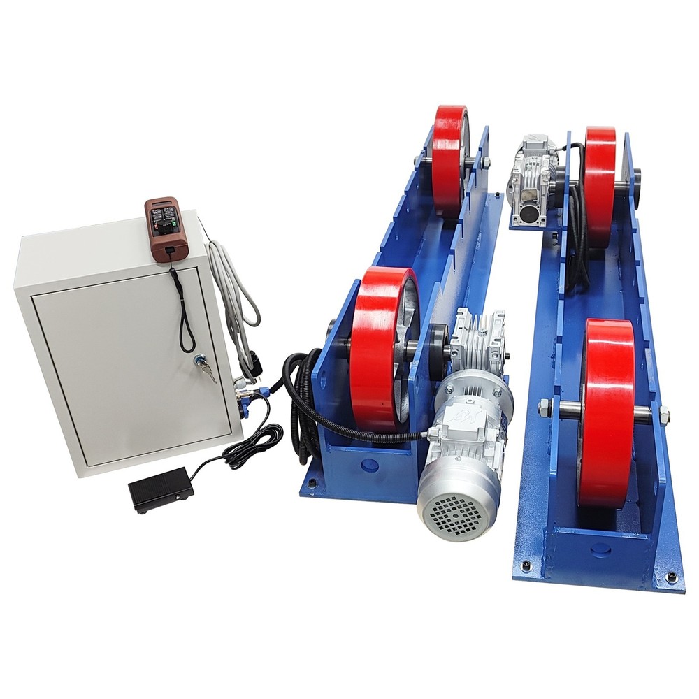 6600LBS Adjustable Welding Turning Rollers 220V Remote Control Dual Motor Drive