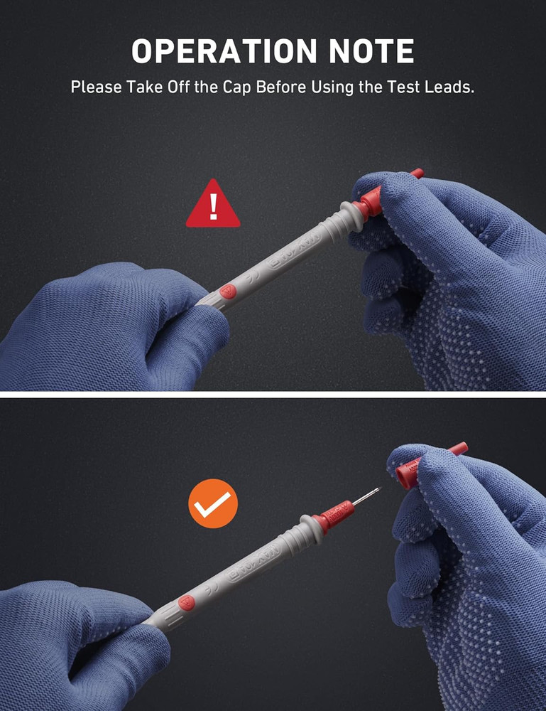 AstroAI Digital Multimeter TRMS 6000 Counts Volt Meter Ohmmeter Auto-Ranging Tes