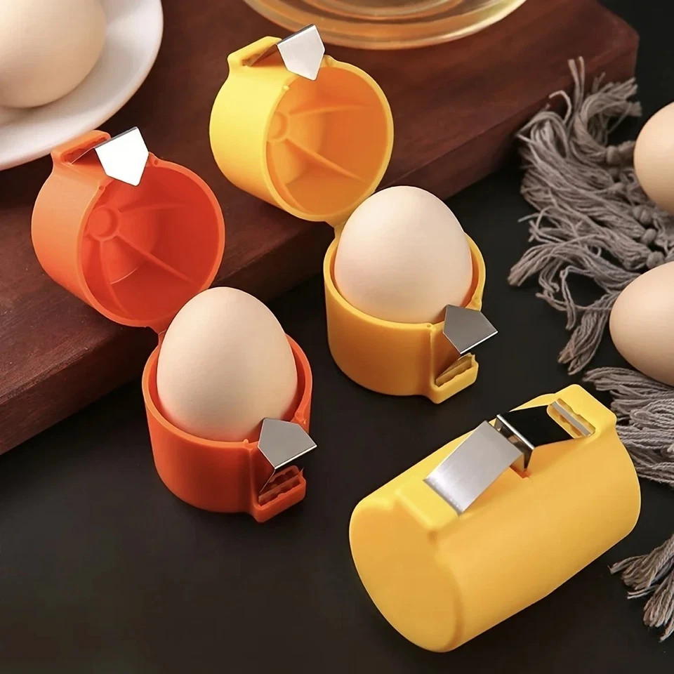 Portable Egg Opener & Beater | Quick Egg Sheller for Kitchen Use