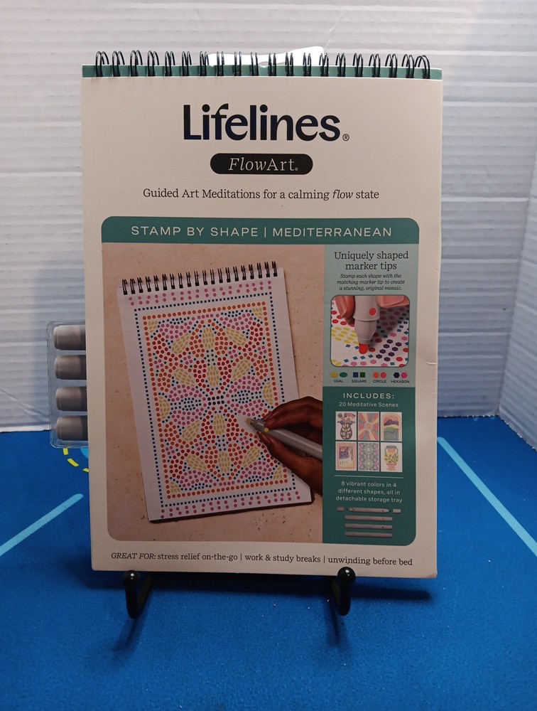 🥥 Lifelines FlowArt Stamp By Shape  Mediterranean🆕