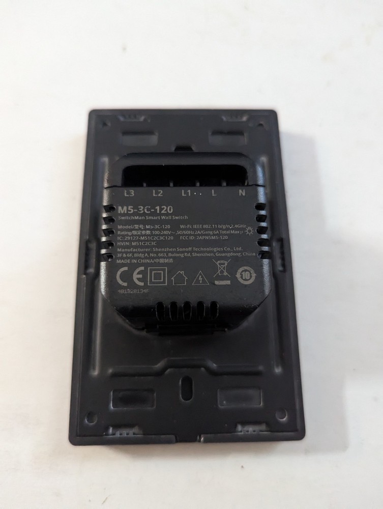 M5-3C-120 Switchman Smart Wall Switch