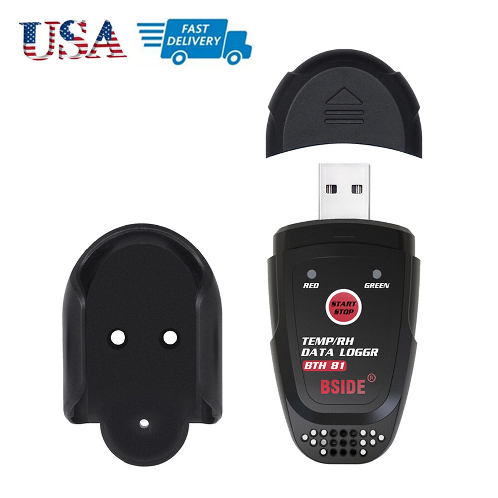 BTH81-USB Temperature Humidity Data Logger Thermometer Quick PDF Report US