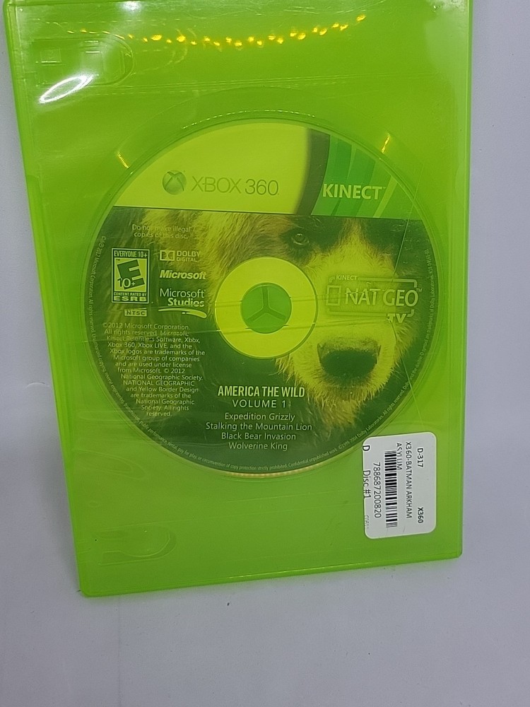 Microsoft Xbox 360 Kinect Motion Sensor Bar Black & 8 Games Bundle 1 is Sealed