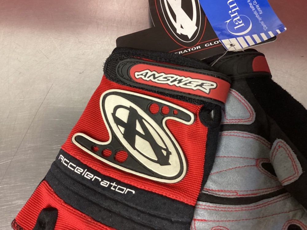 Bicycle Gloves ~ Accelerator ~ Half Finger ~ Accel Team RED ~  Cycling ~ MEDIUM