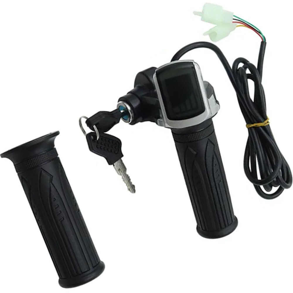 1PC 48V Ebike Throttle 6 Wires Throttle Automatic Cruise High-Speed Function