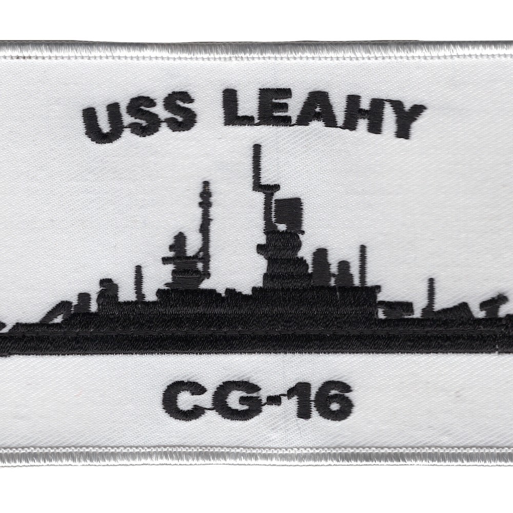 USS Leahy CG-16 Silhouette Patch