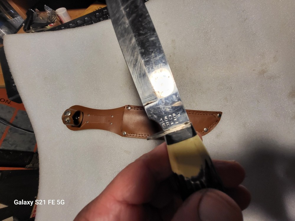 Precise Sporting Cutlery Hi Stainless Fixed Blade Knife & Sheath